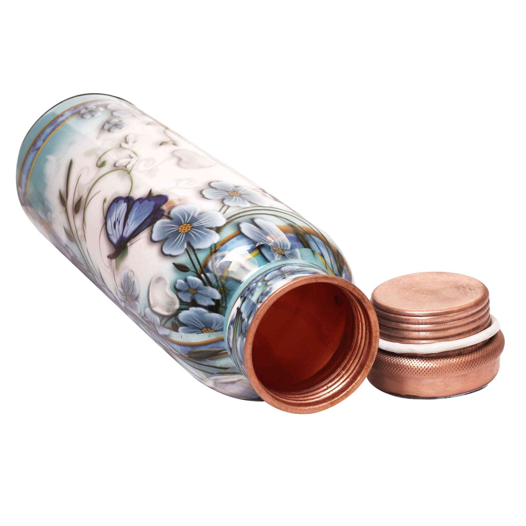Floral Flight Premium Copper Bottle - The Sundook
