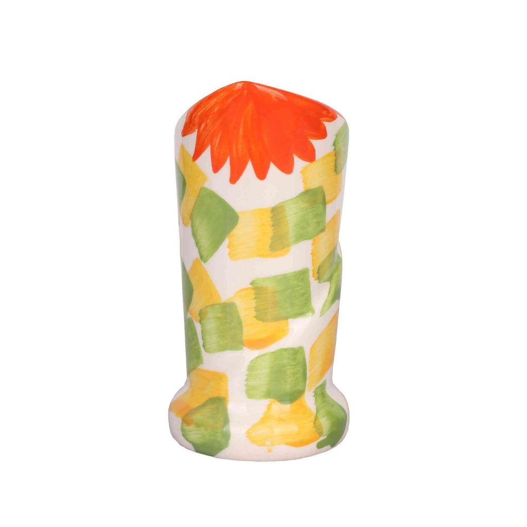 Funky Multicolour Flower Pot / Napkin Pot - The Sundook