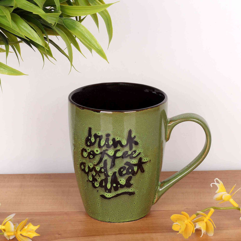 Glazed Coffee/Milk Mug (Green) - The Sundook