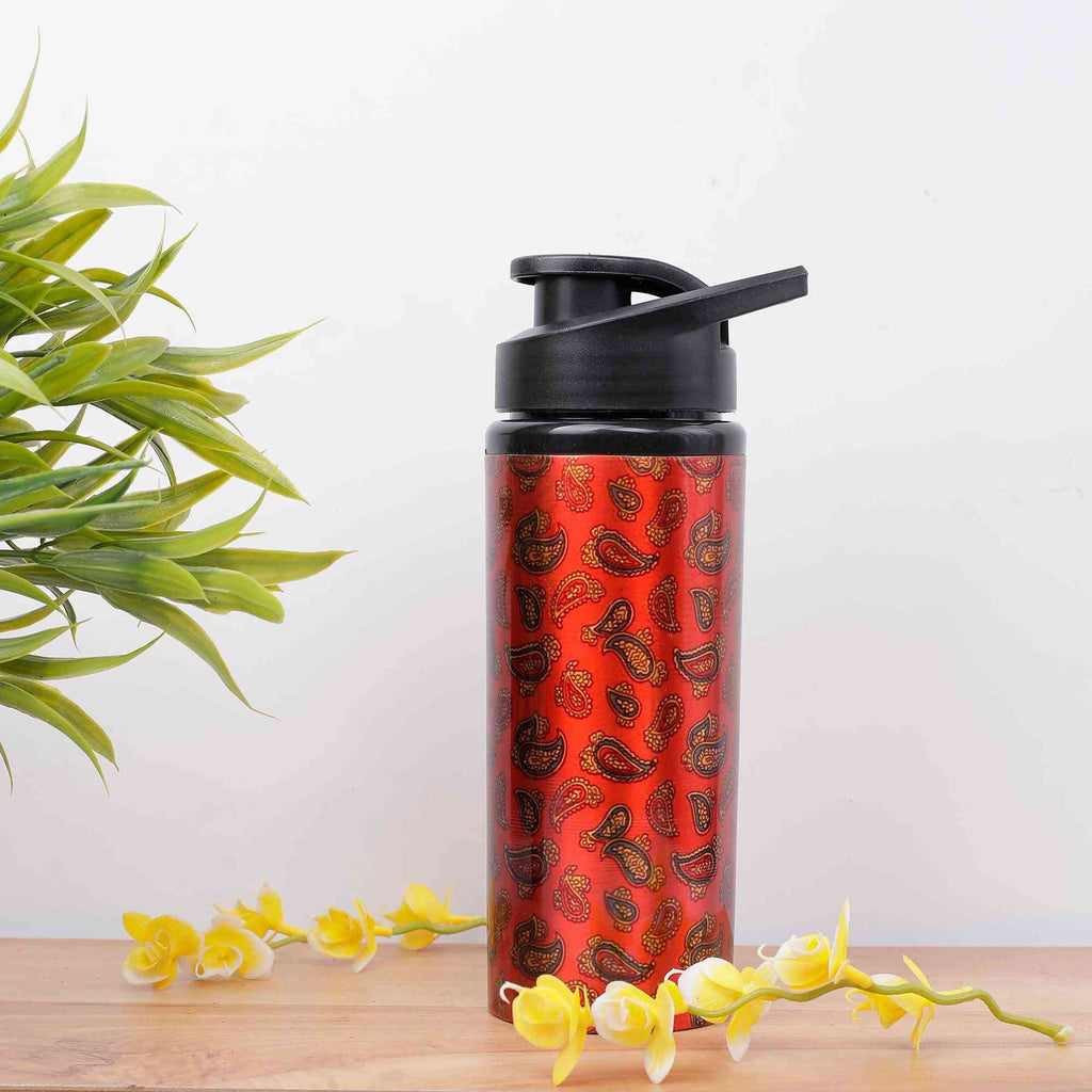 Isolated Rose Petals Junior Copper Sipper Bottle - The Sundook