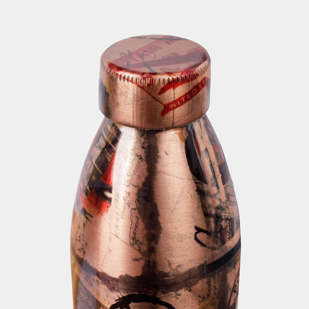 Matt Curve Copper Bottle - The Sundook